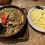 スープカレーGARAKU - 上富良野ラベンダーポークの豚しゃぶと7種きのこの森