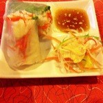 タイ・ベトナム料理の店 アジアの味 - スペシャルセットの生春巻き　
