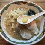 特麺コツ一丁ラーメン - ラーメン 麺半分 700円 ニンニクあり