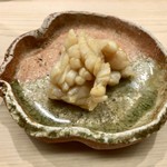 日本橋蛎殻町 すぎた - 北寄貝の生姜醤油和え