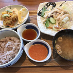 Yayoi Ken - 夏越ごはんと蒸し鶏サラダの定食