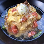 カフェアンドショップ ロータスランド - 2019/08/07
      モーニングＡセット 380円
      ・ゆで卵、餡子、有機コーヒー
      おまかせセット 550円
      ・トマたま天津飯
      ・玉ねぎシューマイ
      ・フレッシュサラダ
      ・スイカ