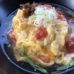 カフェアンドショップ ロータスランド - 2019/08/07
      モーニングＡセット 380円
      ・ゆで卵、餡子、有機コーヒー
      おまかせセット 550円
      ・トマたま天津飯
      ・玉ねぎシューマイ
      ・フレッシュサラダ
      ・スイカ