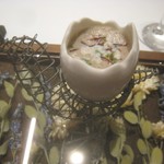 ラチュレ - ウズラのポーチドエッグ