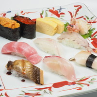 特上にぎり寿司（小吸付）