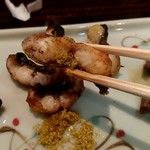 うなぎ 魚政 - 白焼きは肝塩で！