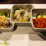 Doutombori sakedokoro kitazou - 前菜３種