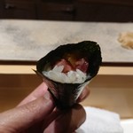 鮨 さいとう - トロたく巻き