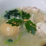 塩そば専門店 桑ばら - アサリの塩冷やしつけそば