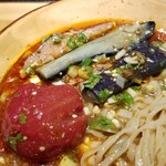 ラーメン巌哲 - 冷やし麻婆麺 ご飯付き