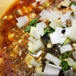 ラーメン巌哲 - 冷やし麻婆麺 ご飯付き