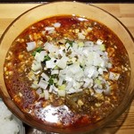 ラーメン巌哲 - 冷やし麻婆麺 ご飯付き