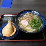 Sukesan Udon - 「かしわうどん」＆「山菜ジャンボいなり」