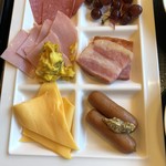 Hotel Harvest Kyu Karuizawa - かろうじての野菜はカボチャサラダ。