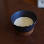 麺屋 おざわ - サービスの杏仁豆腐
