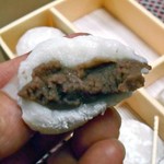 峠の茶屋・最上屋 - 峠の力餅（食べかけで失礼します）