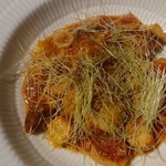 Regalo - 羊のラグーとヤングコーンのパスタ