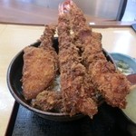 塩天丼 - 名物海老丼・ジャンボ海老丼(上）