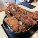 塩天丼 - 名物海老丼・ジャンボ海老丼(上）