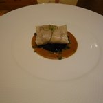 IL TEATRINO DA SALONE - 魚料理：真鯛のサルサ ボッタルガ ディ トンノ（2012.1）