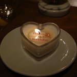 IL TEATRINO DA SALONE - 誕生日祝のキャンドル（持ち込みです）（2012.1）