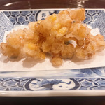 日本料理 一会 - とうもろこしのかき揚げ