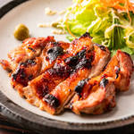 Charcoal grilled chicken from Miyazaki prefecture with yuzu miso