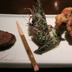 バー カヴァロ - アミューズ３種盛り合わせ