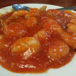 中華料理餃子の屋台 - 海老チリ