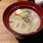 酒麹 びしを - もずく入り粕汁