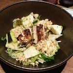 酒麹 びしを - 菜　地鶏と季節野菜のサラダ仕立て
