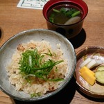 酒麹 びしを - 出汁と炊き込みご飯