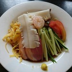 辣醤中華 味くら - 冷やし中華 800円