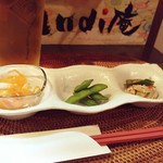 インディ庵 - お通し。