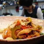 インディ庵 - 夏野菜と豚のスタミナ炒め。