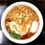 小諸そば - たぬきそば（340円）＋玉子（50円）