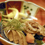 隠家 あわい - たらきもの酢味噌…独特の風味がいい！