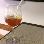 武蔵新田 Bistro Un Dix - 月替わり　ブラッドオレンジカクテル