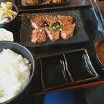 Binchoutan Yakiniku Tenten - ランチハラミ定食　ライス大盛り