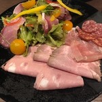 前菜盛り合わせ。