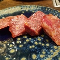 焼肉家 KAZU 別邸 - 希少なヒレ肉　エンピツ