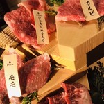 Dokusen sumibiyaki niku hitorijime - ひとりじめ盛り