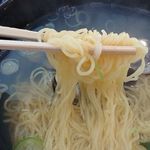 道の駅 おがわら湖 湖遊館 - 細麺アップ