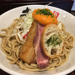 麺屋あごすけ - 甘海老つけ麺の麺