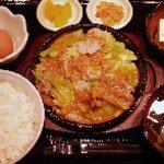 Hama Ccho - ランチ　ポーク鉄板焼定食
