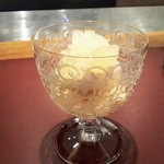 イル アオヤマ - ●桃のデザート