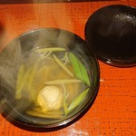 うかい鳥山 - 鶏つくね汁