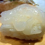 一作鮨 - 白えびです。