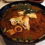 一作鮨 - 赤だしです。