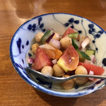 くしだ蔵 - 大豆と夏野菜のインド風サラダ